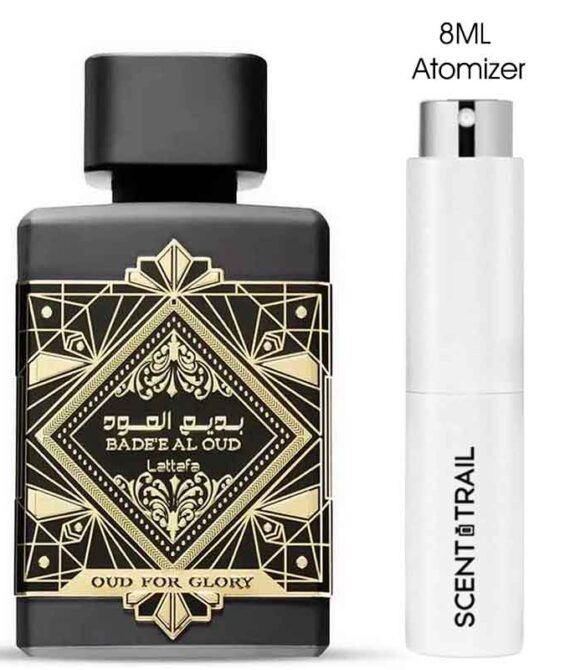 Lattafa Bade’e Al Oud Oud for Glory EDP In 8ML Atomizer – Festive Offer ✨ – Sold Out ❌
