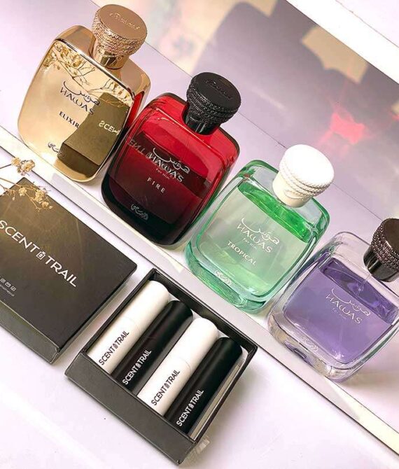 Rasasi Hawas 4-in-1 Combo Sample Set (5ML Decants) – Save Rs.500🔥✨